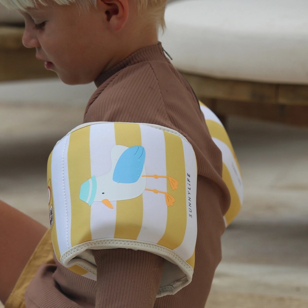 Sunnylife Çocuk Kolluk Mustard Stripe 