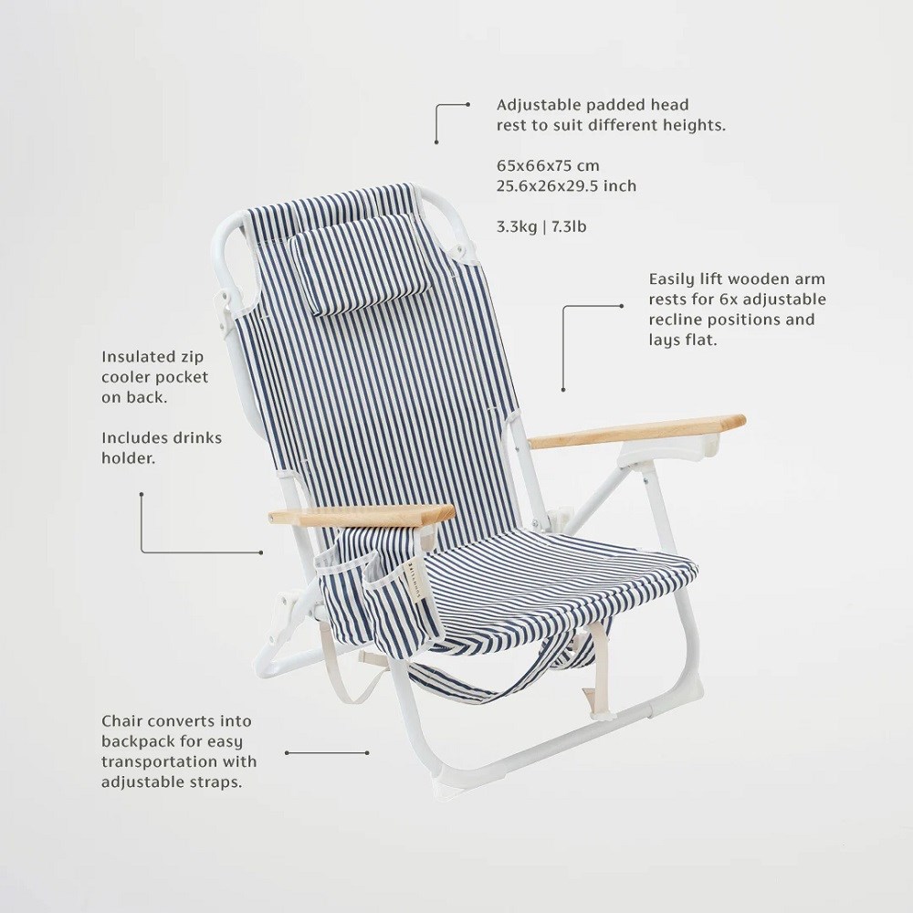 Sunnylife Plaj Sandalyesi - Chair Coastal Blue 