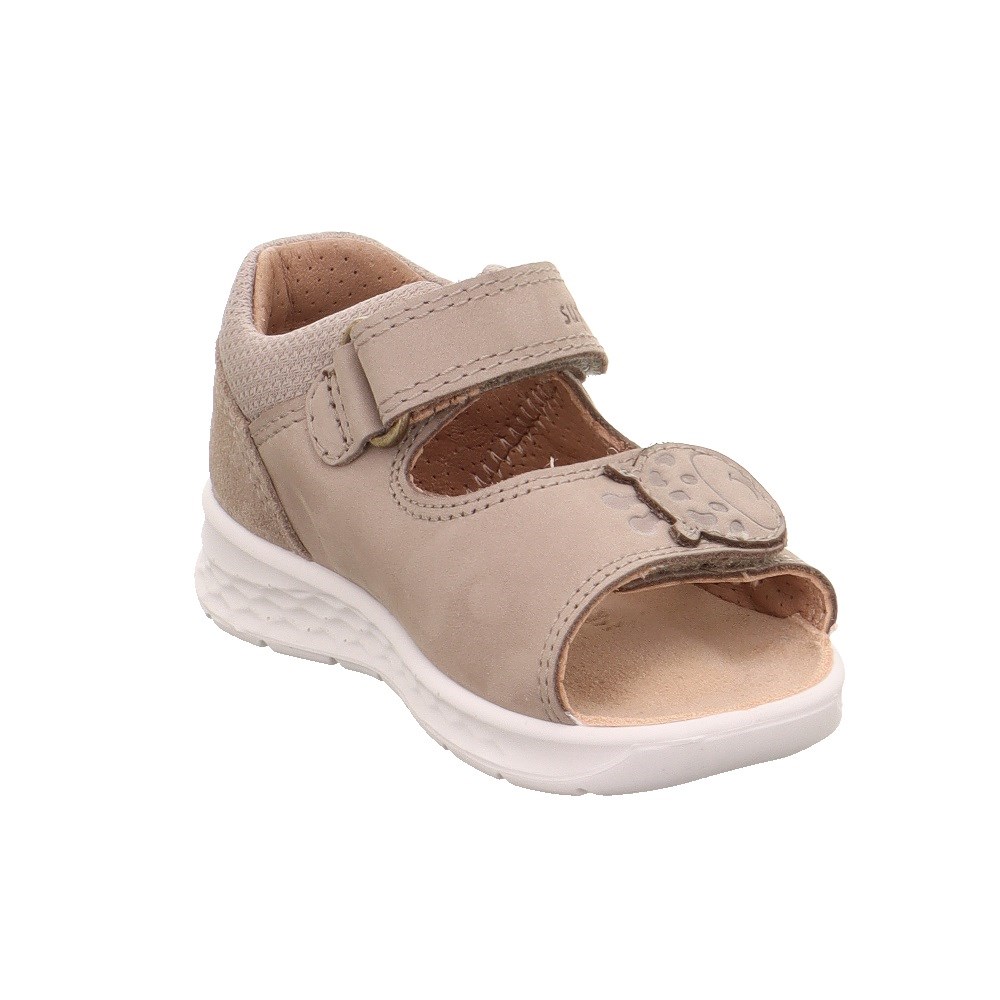 SuperFit Yazlık Erkek Bebek Sandalet Krem