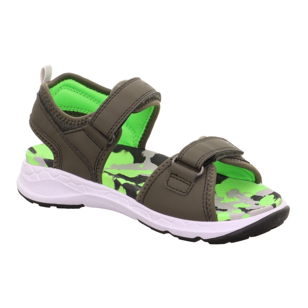 SuperFit Yazlık Erkek Çocuk Sandalet Yeşil