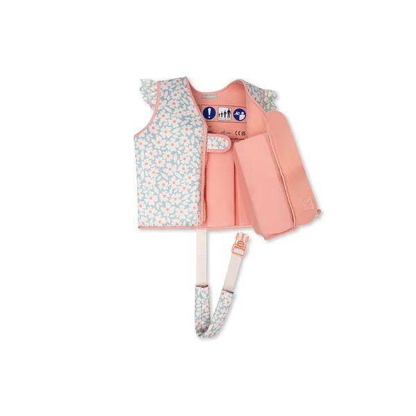 Swim Essentials Green Flowers Köpük Dolgulu Yüzme Yeleği Yeşil