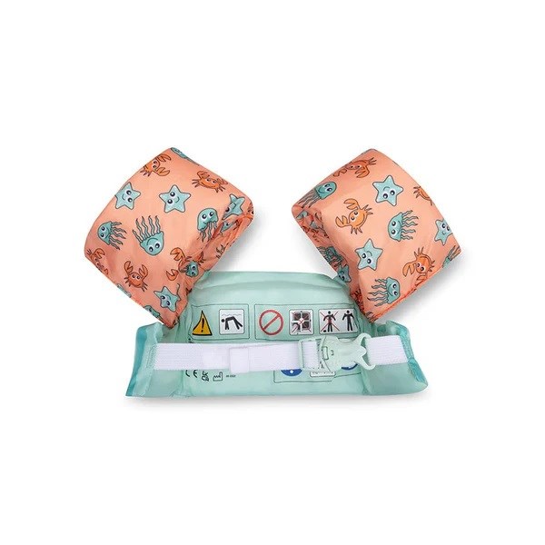 Swim Essentials Sea Animals Puddle Jumper Kolluklu Yüzme Yeleği 2-6 Yaş Yeşil
