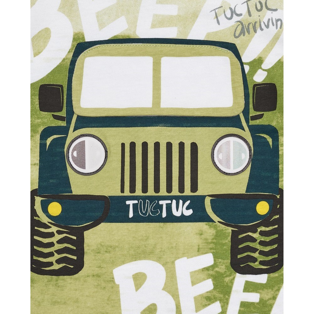 Tuc Tuc Yazlık Erkek Çocuk T-shirt Beyaz