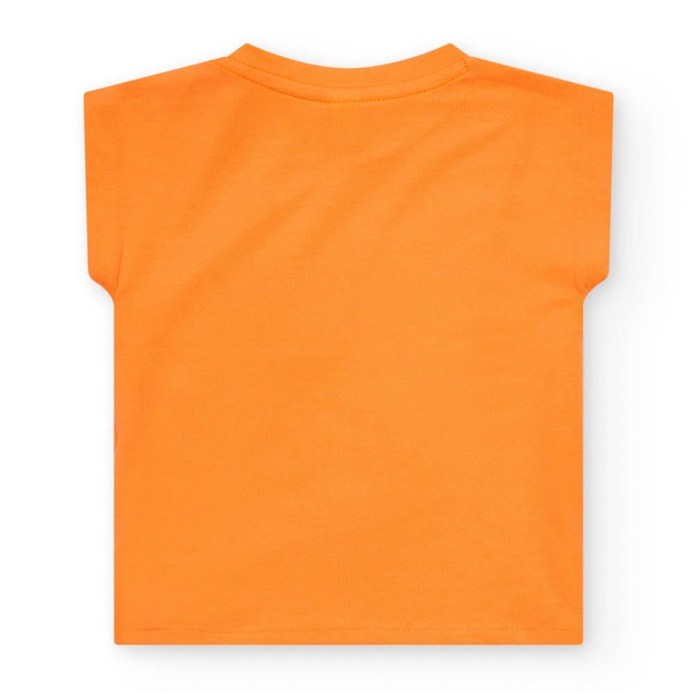 Tuc Tuc Yazlık Kız Çocuk T-shirt Turuncu
