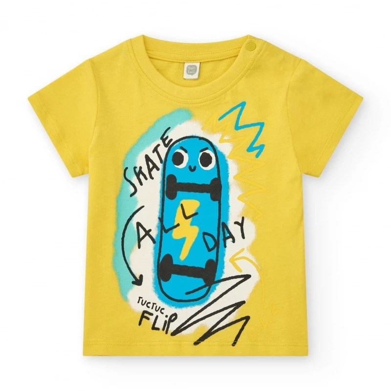 Tuc Tuc Yazlık Erkek Çocuk T-shirt Sarı