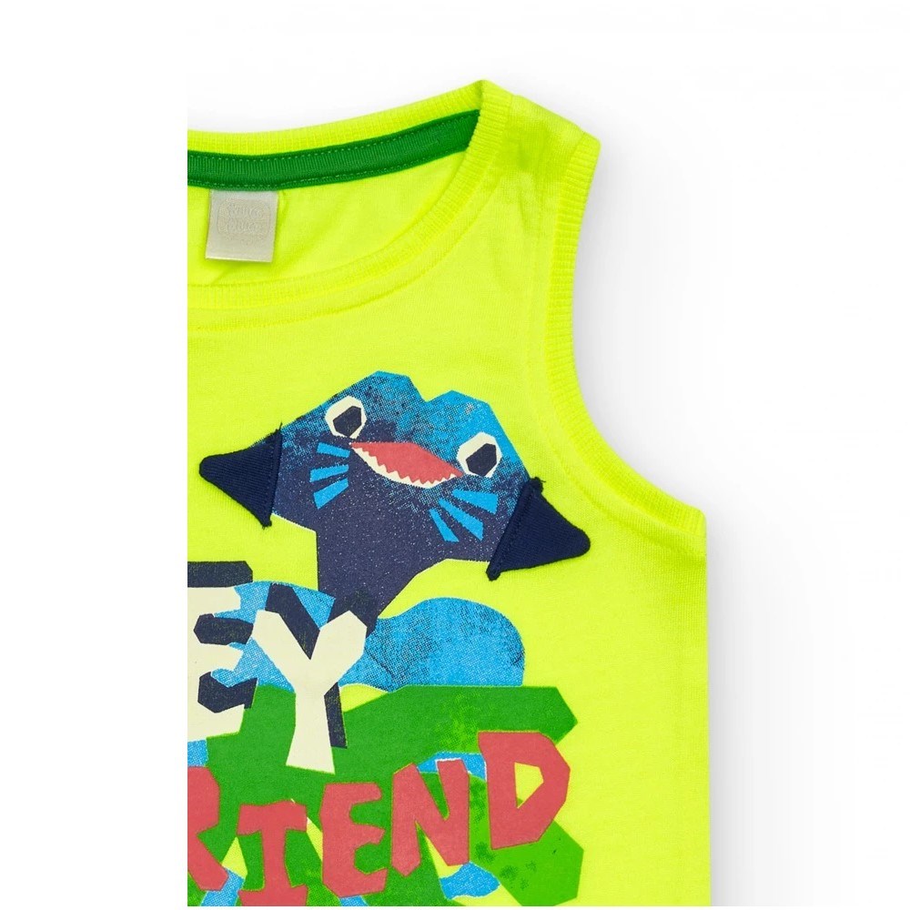 Tuc Tuc Yazlık Erkek Çocuk Kolsuz T-shirt Yeşil