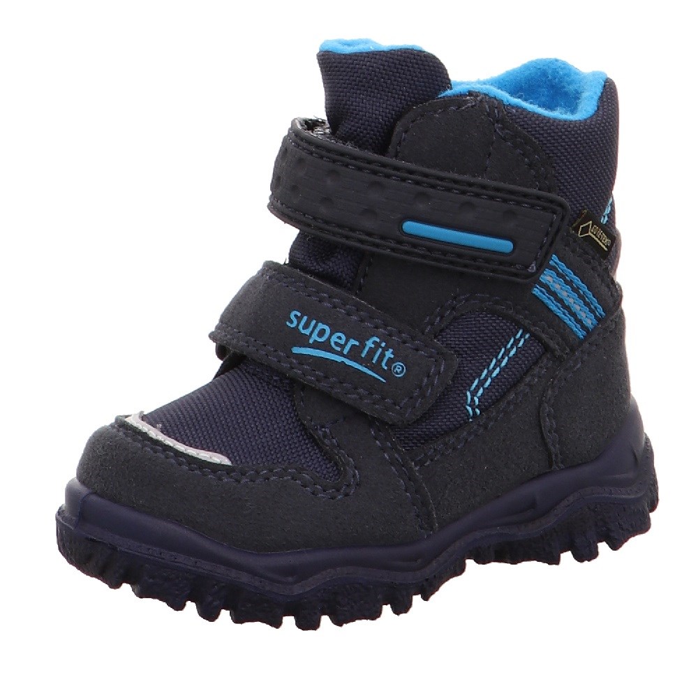 SuperFit Kışlık  Süet/Tekstil Goretex Çizme Koyu Mavi