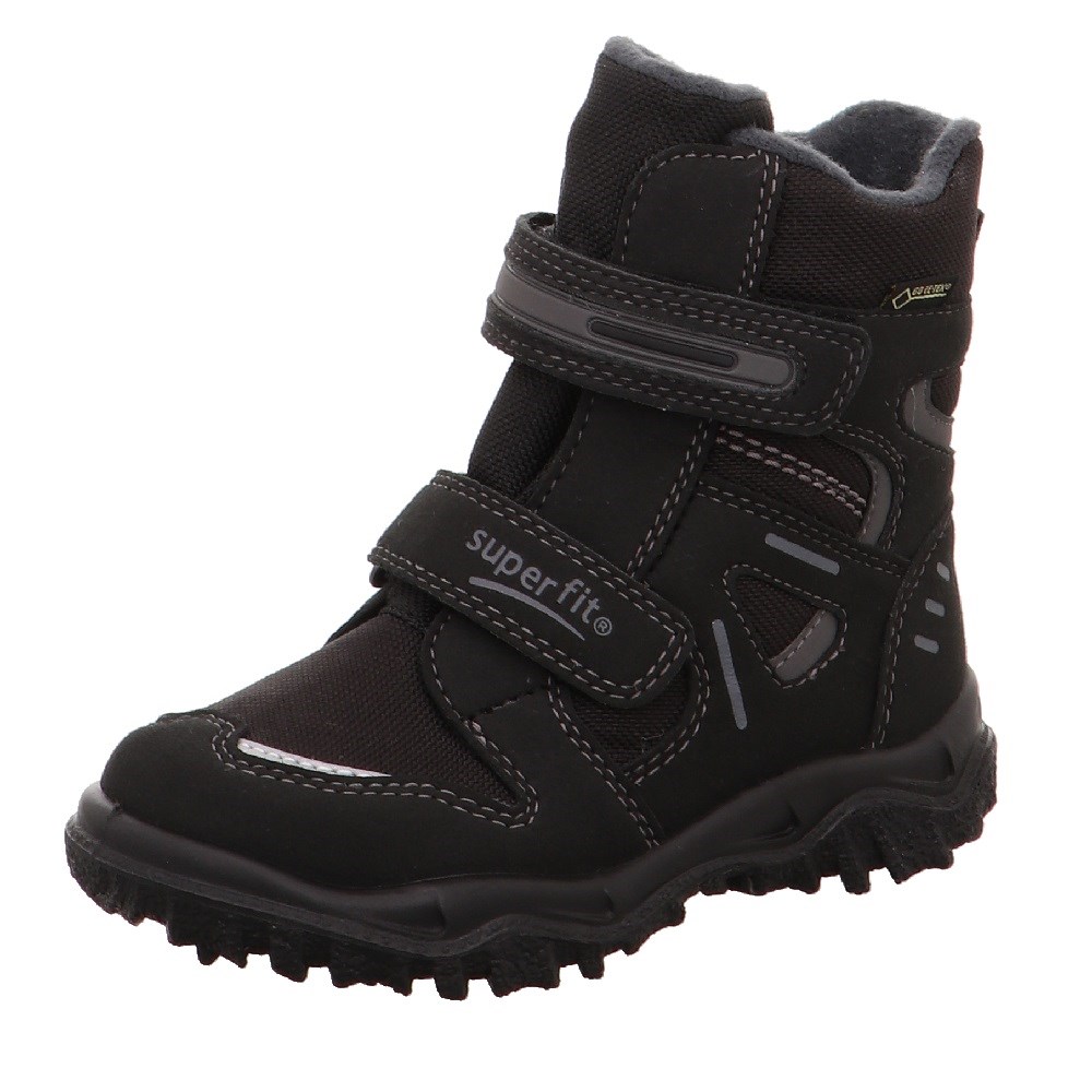 SuperFit Kışlık Süet/Tekstil Goretex Çizme Siyah