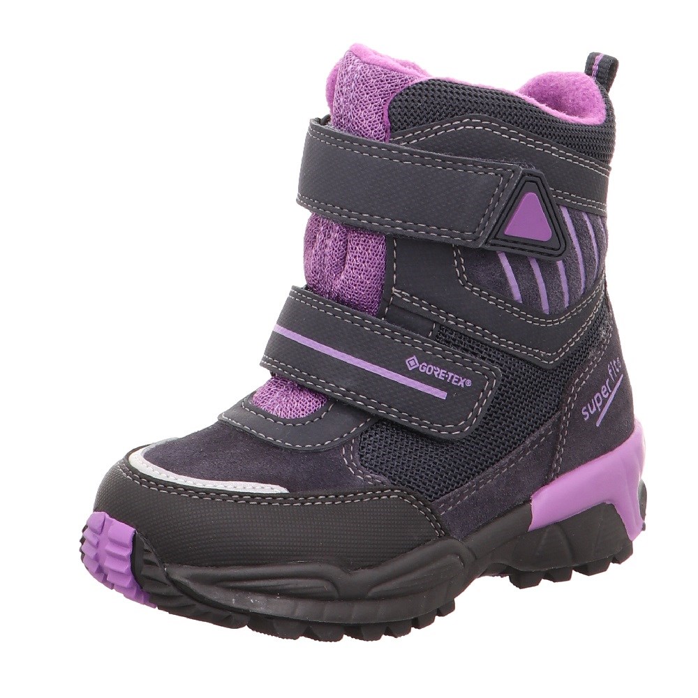 SuperFit Kışlık Süet/Tekno/Tekstil Goretex Çizme Koyu Mavi